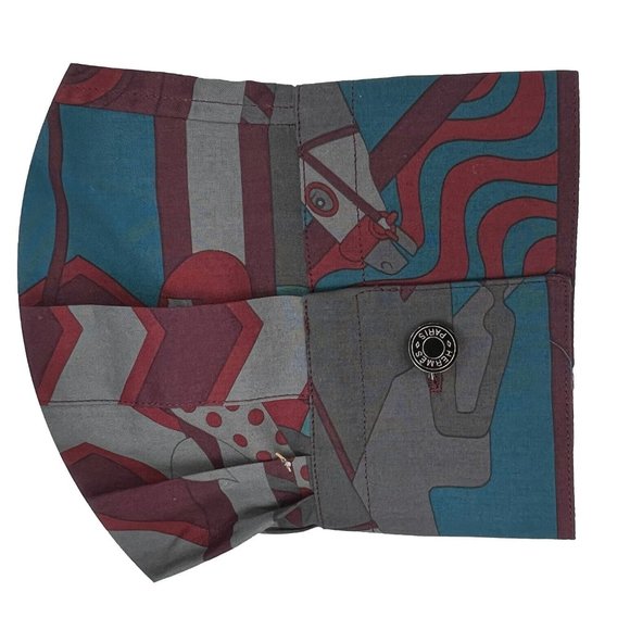 Hermes Steeple Chase Finess Shirt 15 3/4 - 40 France Brick Red Polished Cotton - Picture 5 of 14